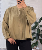 شومیز لینن باکسی دخترانه