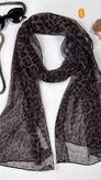 خرید شال طرح پلنگی زنانه