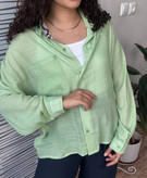 خرید شومیز سبز تابستونی