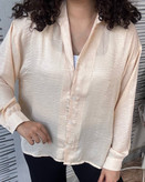 خرید شومیزکرمی شاین زنانه