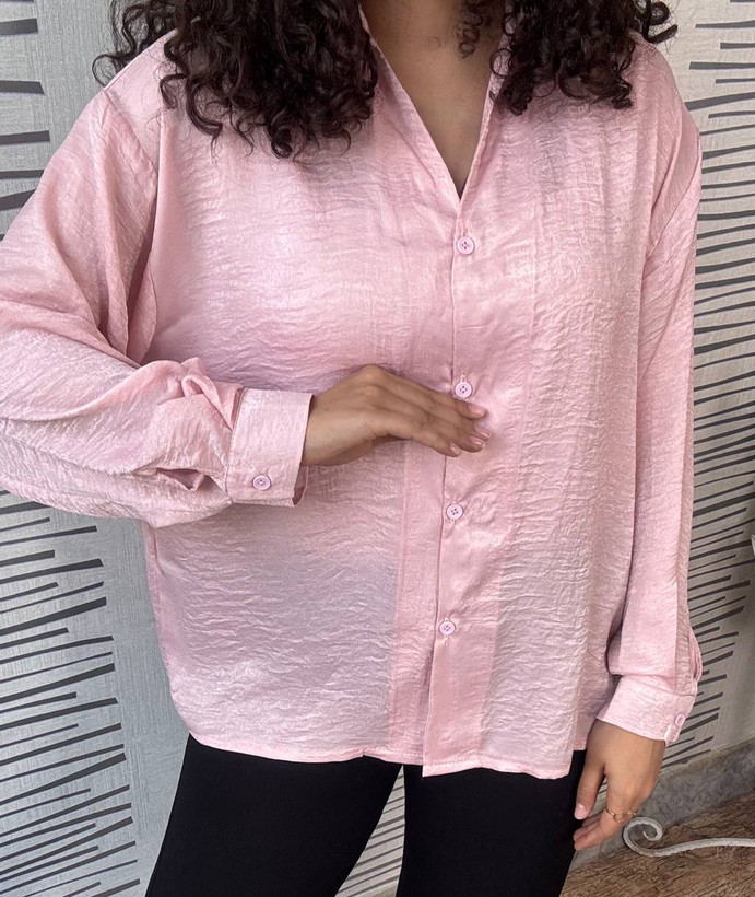 شومیز پارچه کوپرا ابریشمی زنانه شیک براق