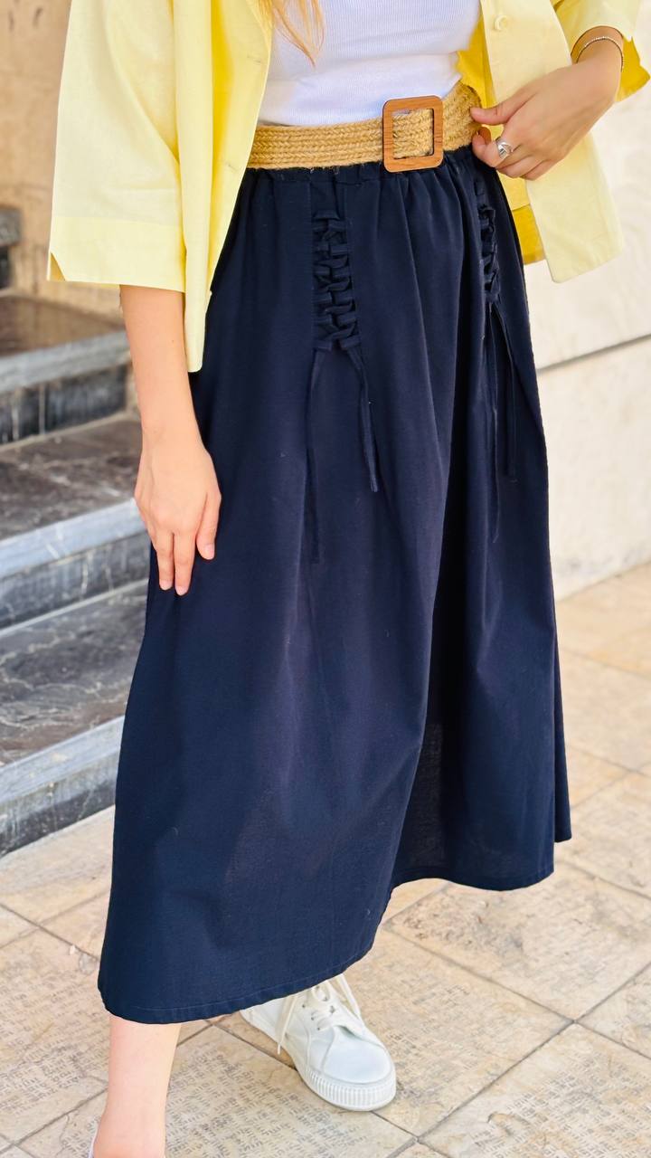 دامن لینن دخترانه