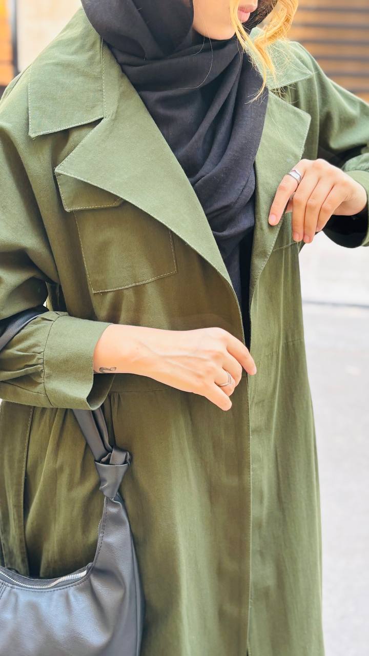 مانتو یقه انگلیسی زنانه