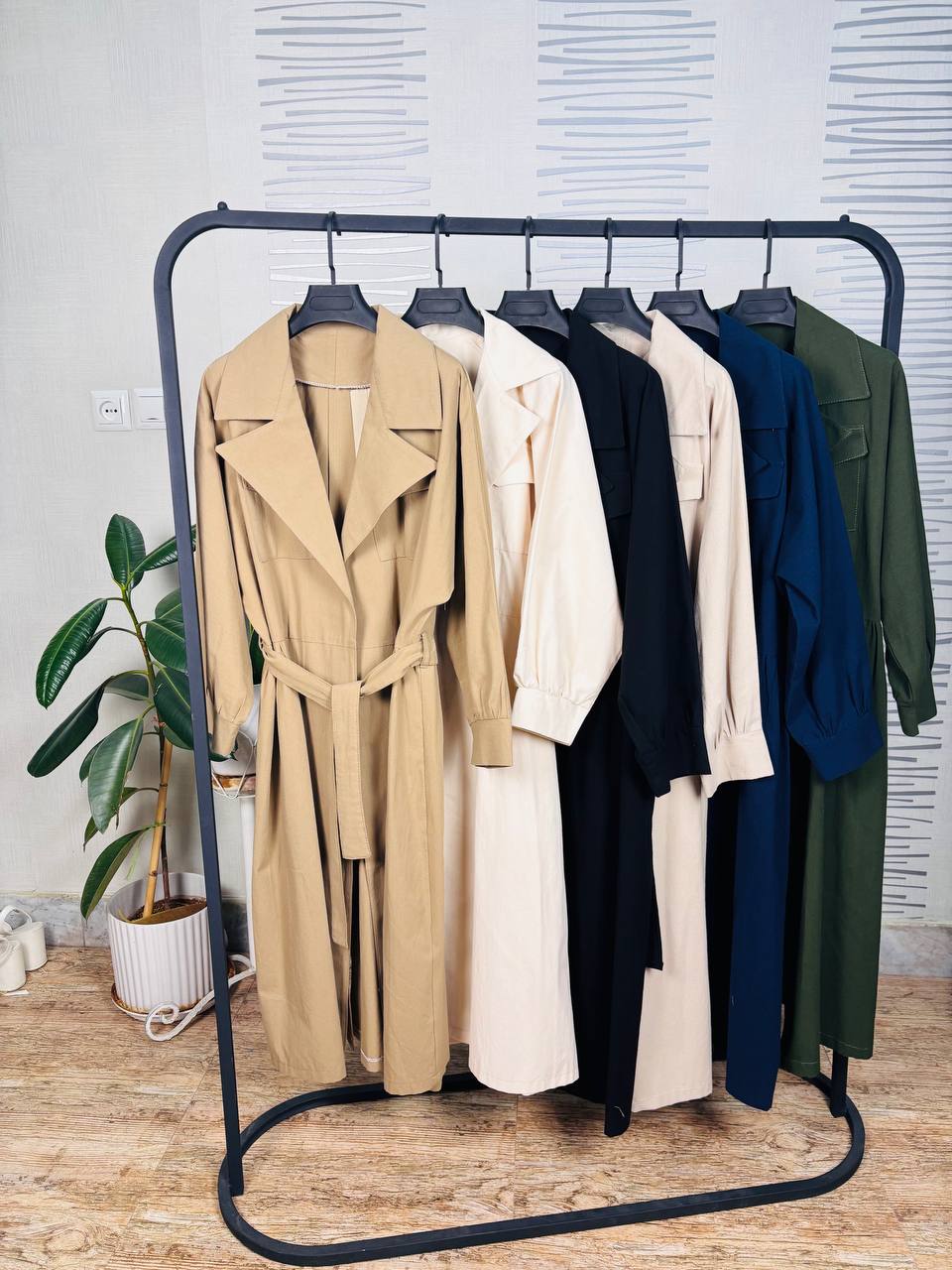 رنگبندی مانتو بلند شیک دخترانه و‌زنانه