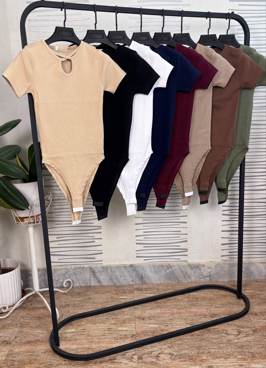 بادی پارچه کشی یقه دالبری دخترونه