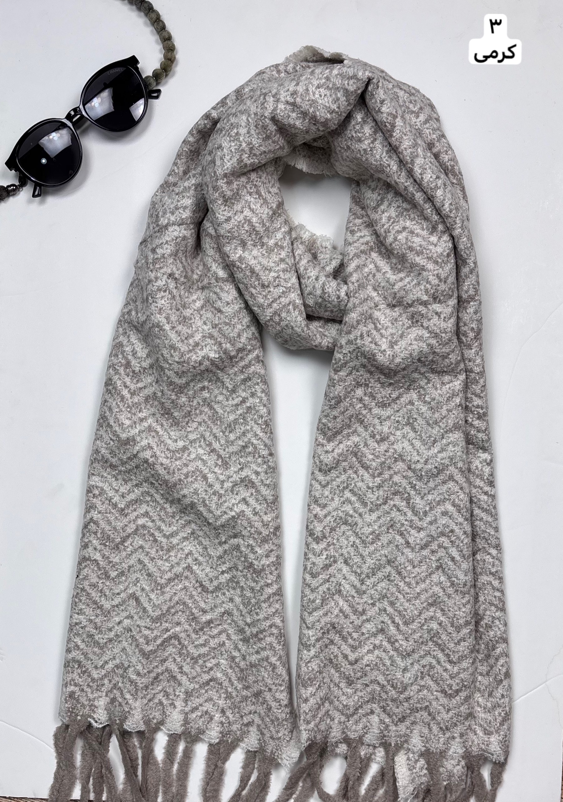 خرید شال موهر حوله ای زنانه
