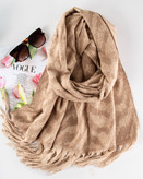 خرید شال کرمی بیگ زنانه