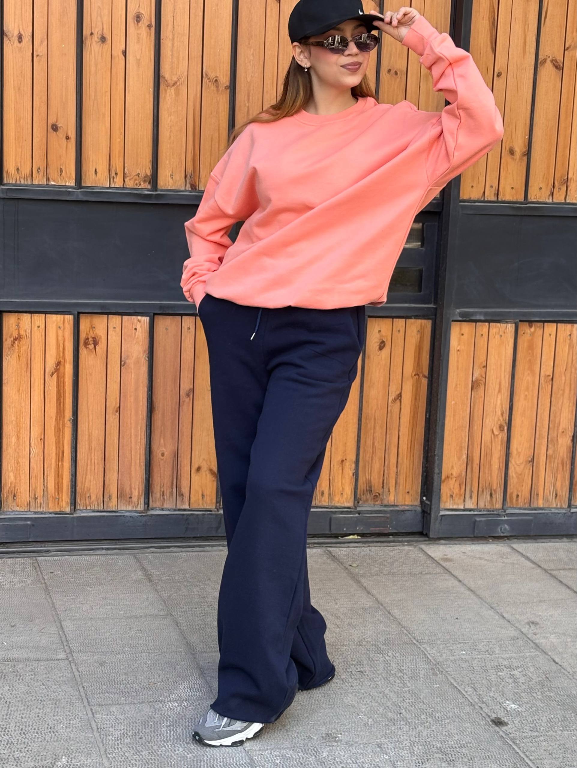 خرید شلوار بگ پنبه سه نخ تو کرک دخترانه