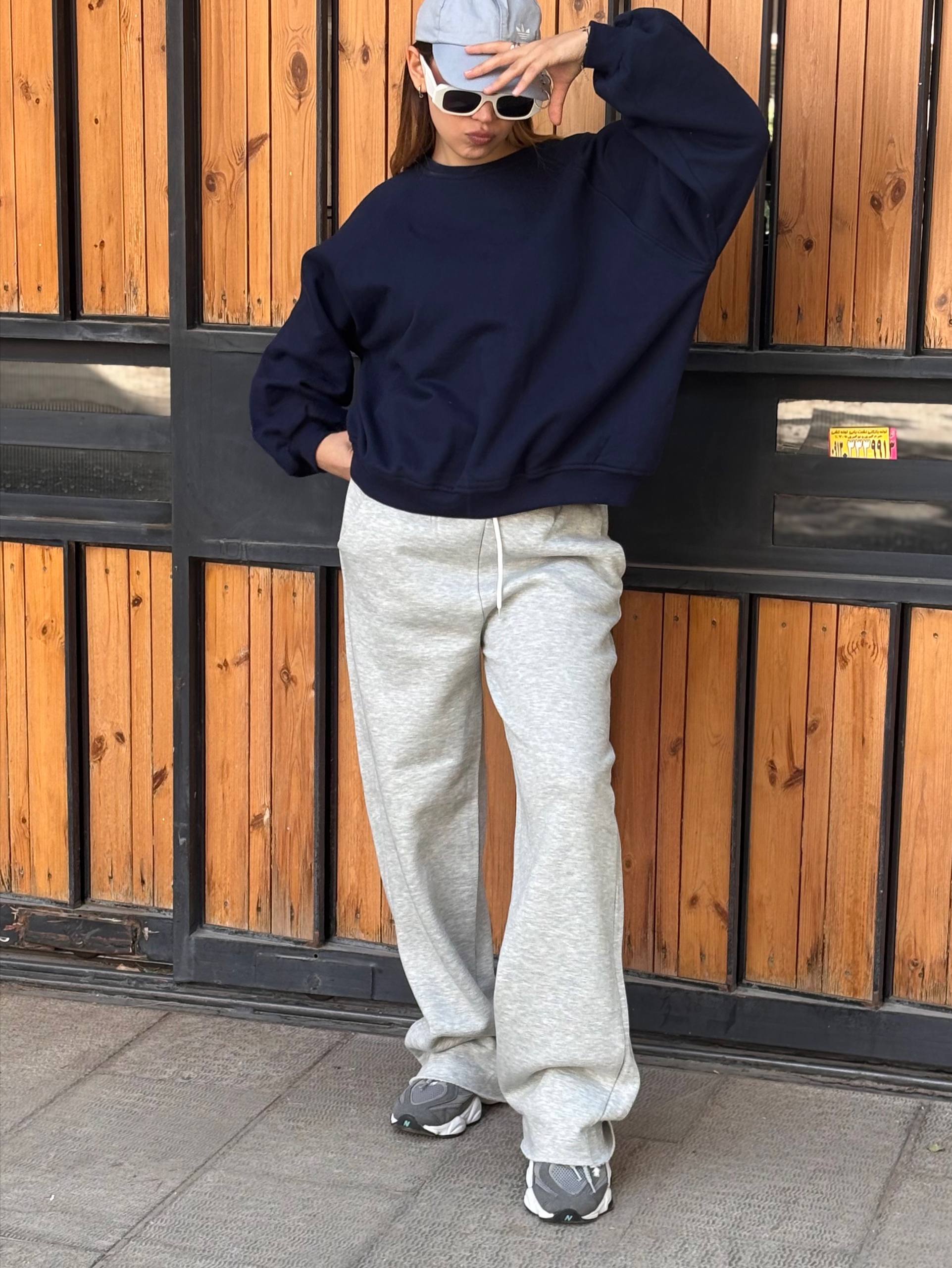 خرید شلوار بگ بلند دخترانه تو کرک برای ورزش