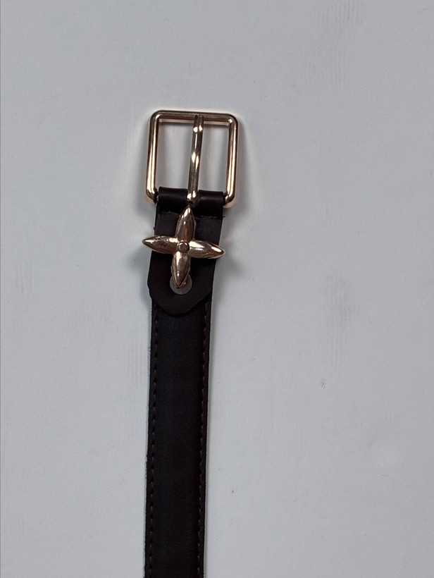 کمربند چرمی سگک ستاره دار دخترانه